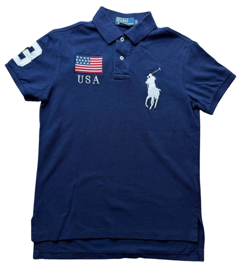 USA (navy) - Flag Polo