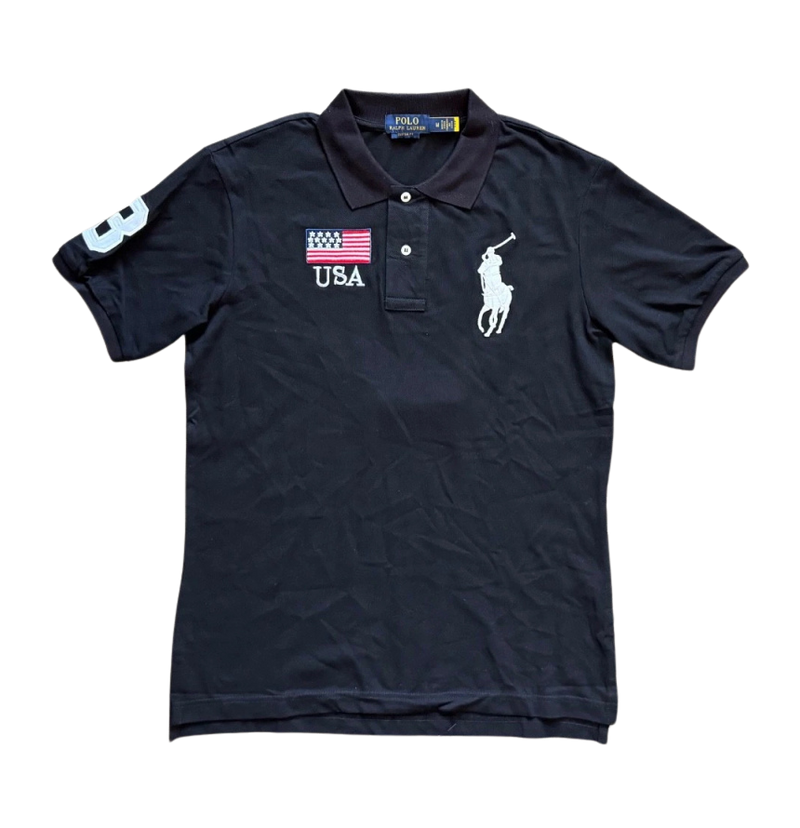 USA (black) - Flag Polo
